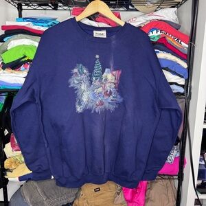 Vintage Northern Reflections Christmas Holiday Crewneck Sweater Sz XL